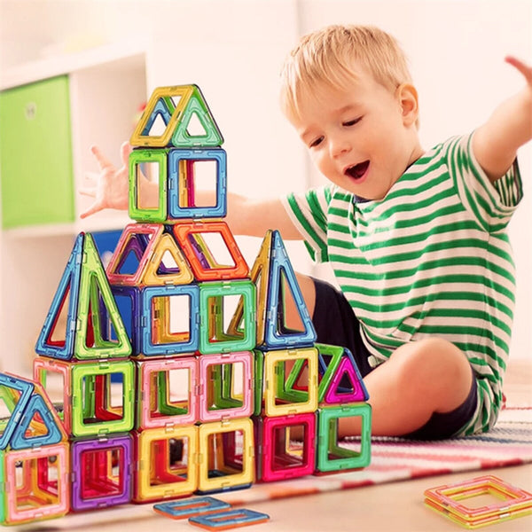 Magnetic Building Blocks - DIY Construction Set for Kids