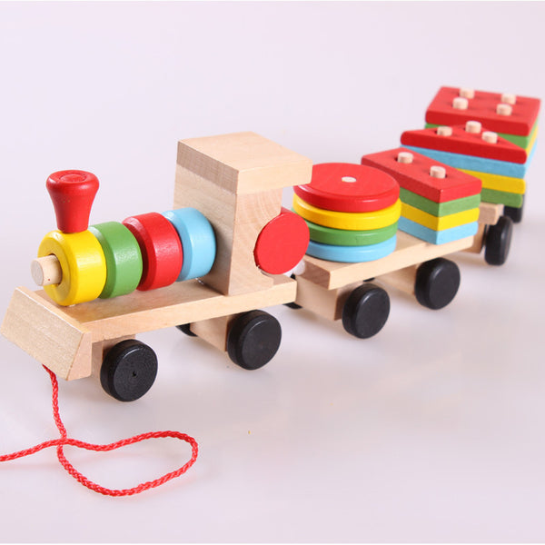 Three-section Tractor Toy Children's Intelligence Puzzle Toys Educational Toys