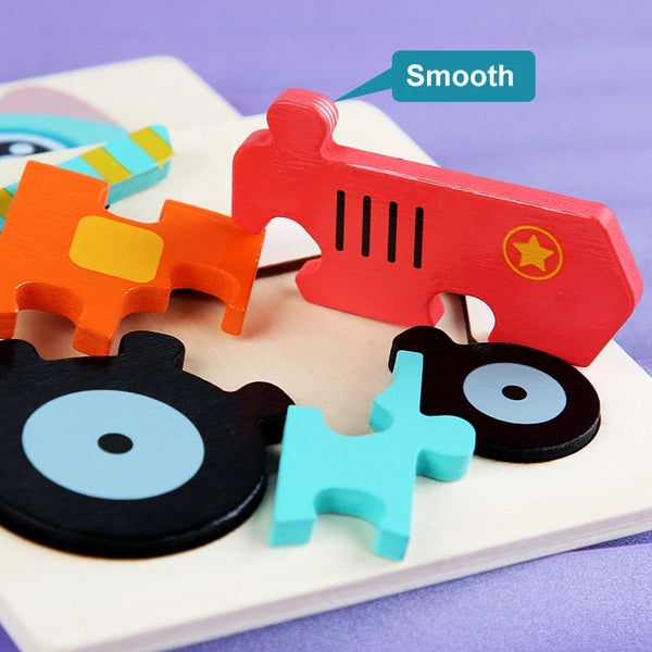 Wood Puzzle Early Learning Educational Toys For Children