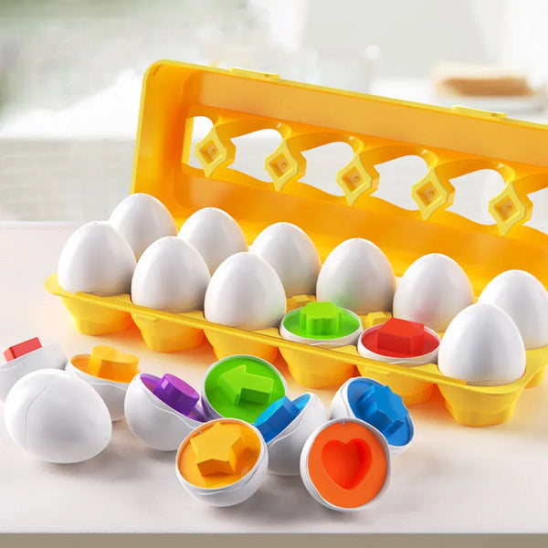 Puzzle Games Sensory Eggs Shape Sorter Educational Learning Toys For kids