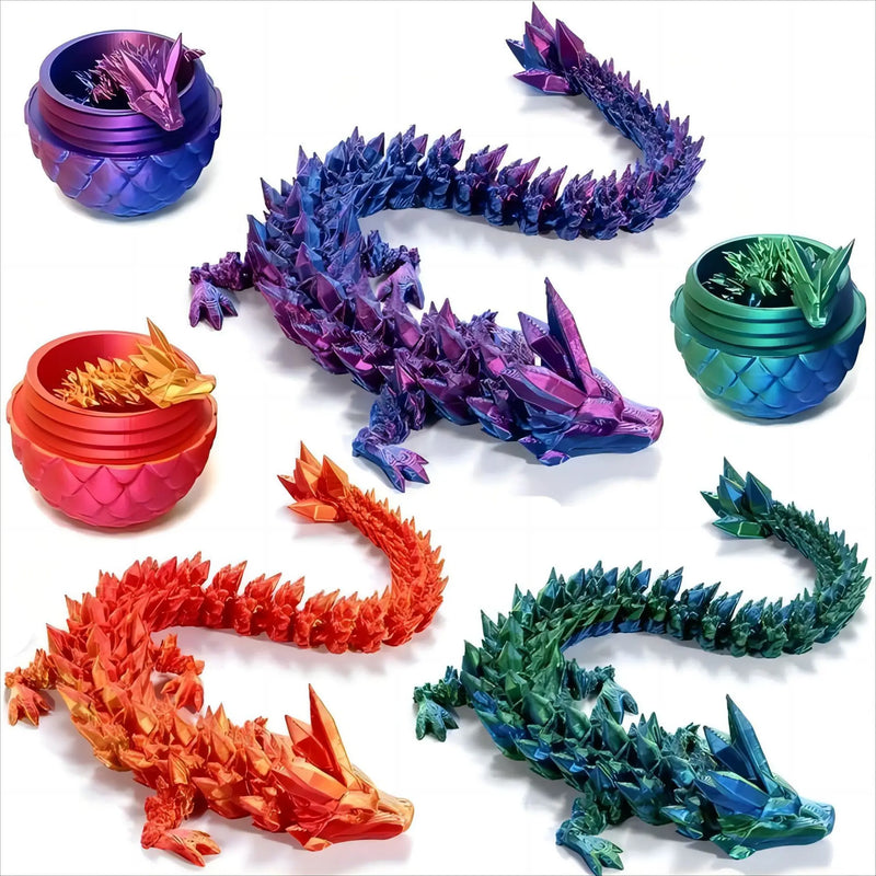 Dragon Egg with Dragon Full Articulated Dragon for Kids