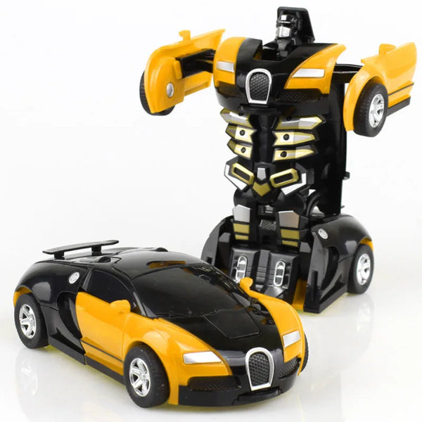 Car Toys  Automatic Transformation Robot Model Car Diecasts Children Toys