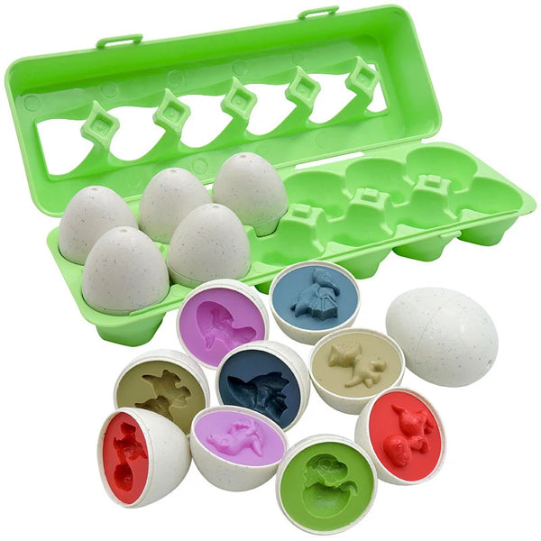 Puzzle Games Sensory Eggs Shape Sorter Educational Learning Toys For kids