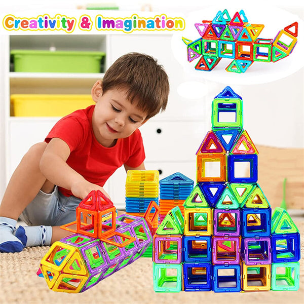 Magnetic Building Blocks - DIY Construction Set for Kids